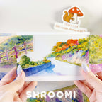 Garden Pathway PET Tape Garden Pathway PET Tape – Watercolor Floral Street Scenery