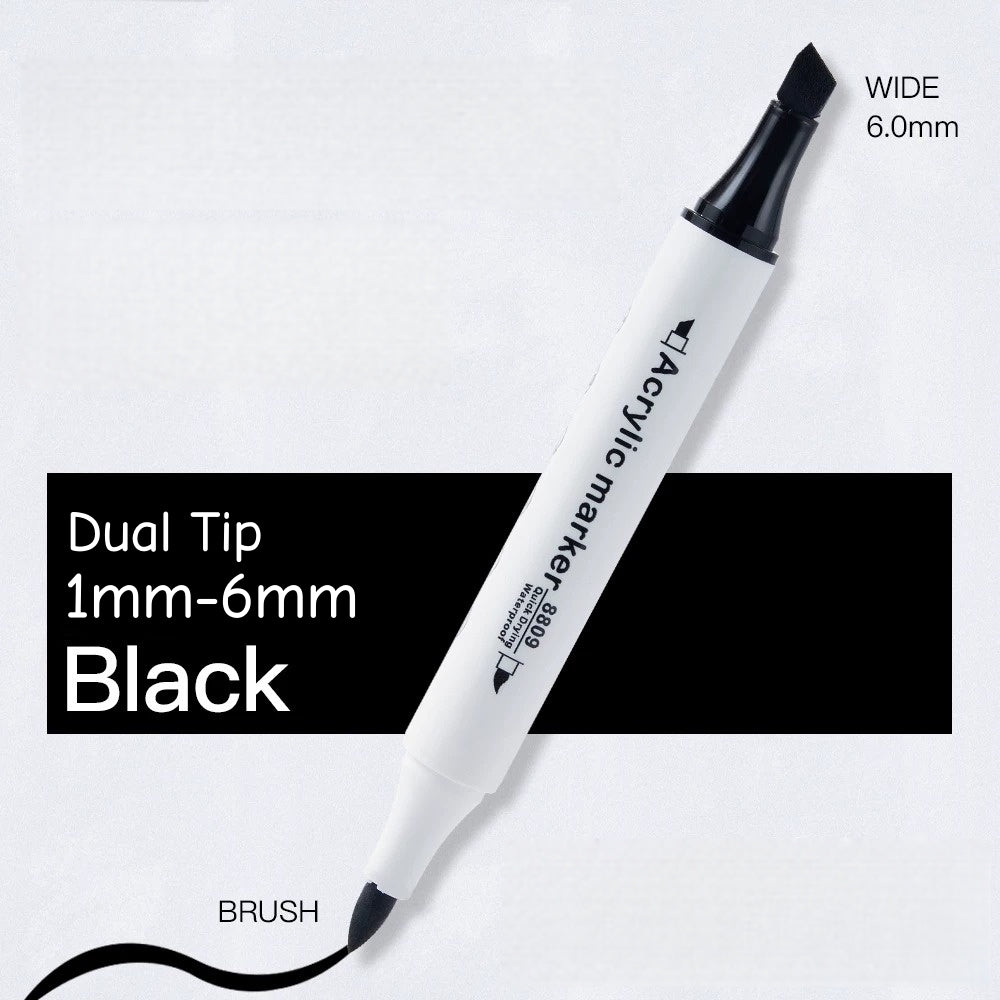 Acrylic liner markers