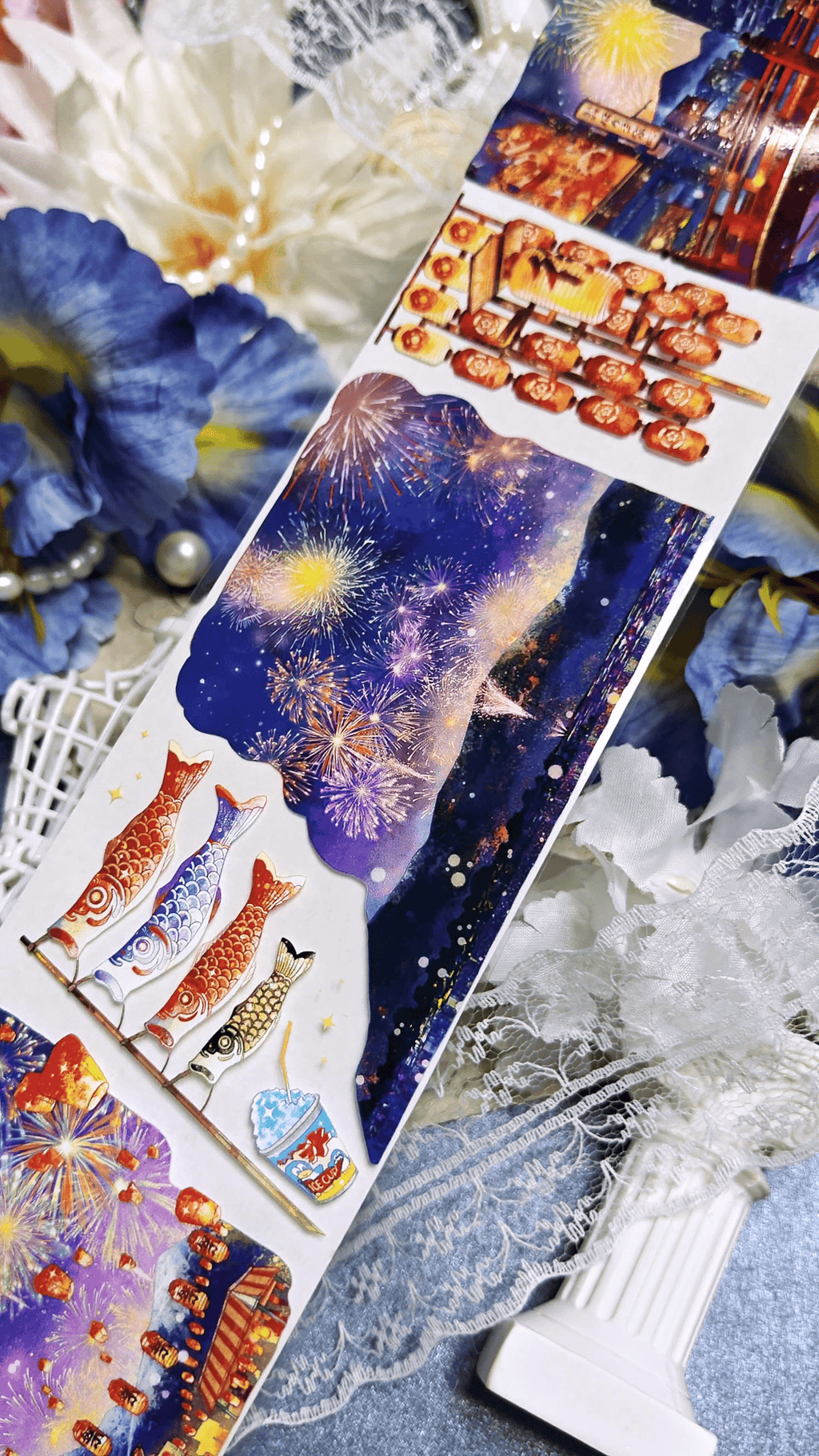 Torii Fireworks Night PET Tape - Whole Roll Torii Fireworks Night PET Tape | Shroomi