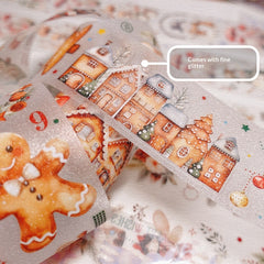 Winter Limited Edition Washi Tape - Christmas Snowman Flowers Girl Character Decorative Tape