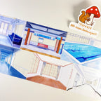 Modern Interiors PET Tape Modern Spaces Divider PET Tape – Contemporary Background Tape