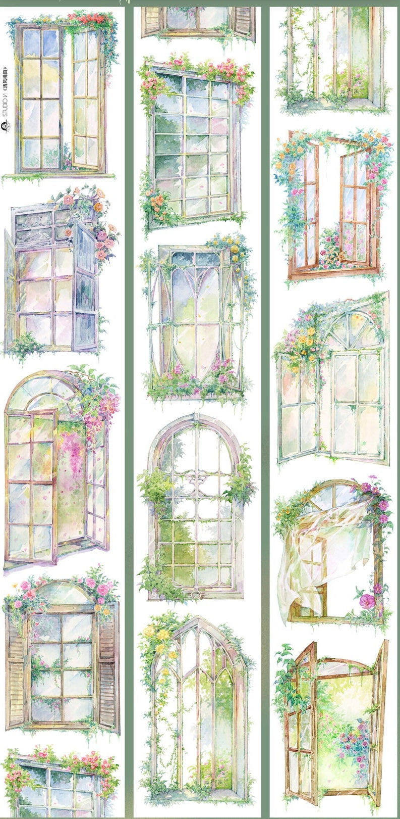 Breeze by the Window PET Tape Breeze by the Window PET Tape | Collage & Planner