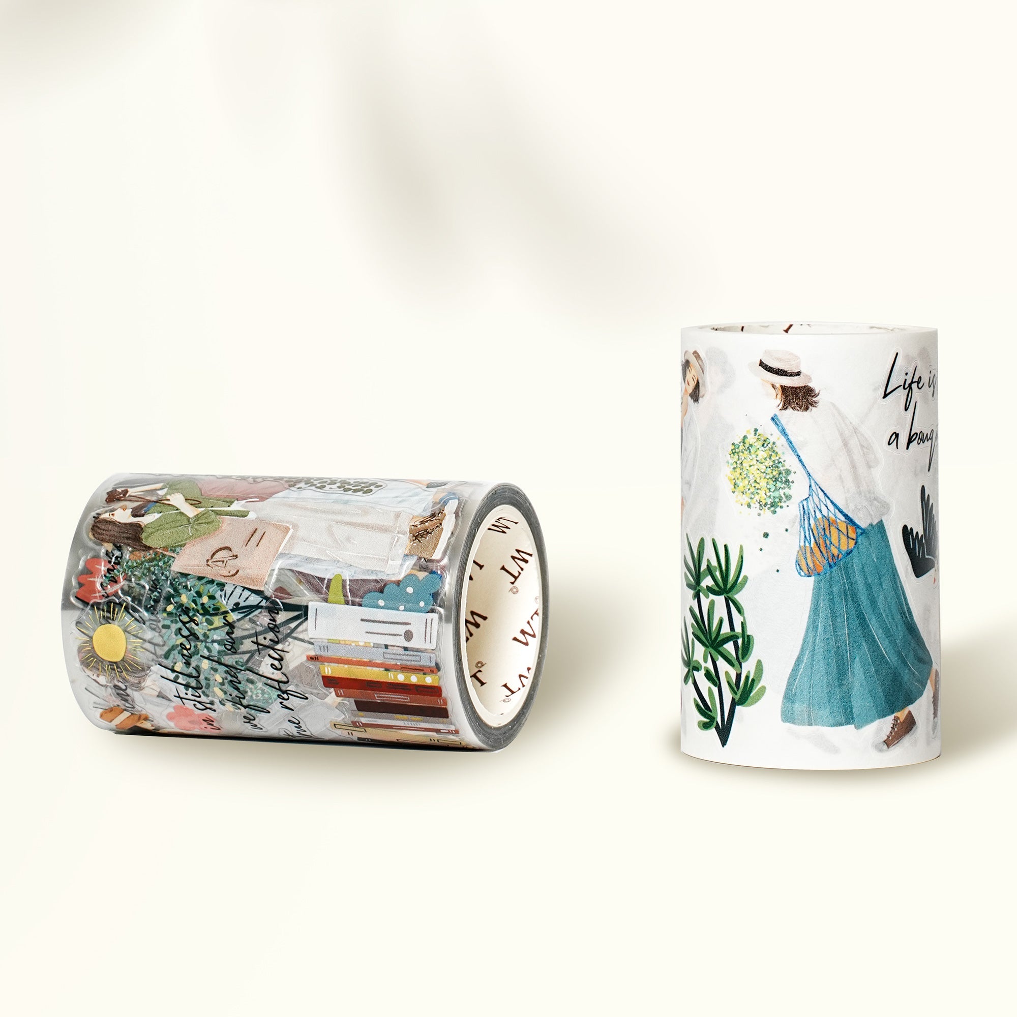 Pre-cut Velvet Voyage Wide Washi/PET Tape