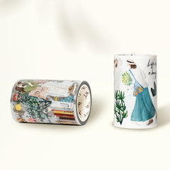 Pre-cut Velvet Voyage Wide Washi/PET Tape