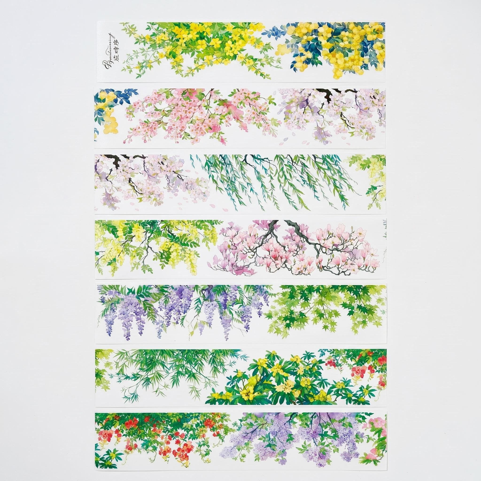 Four Seasons Flowering Trees PET Tape