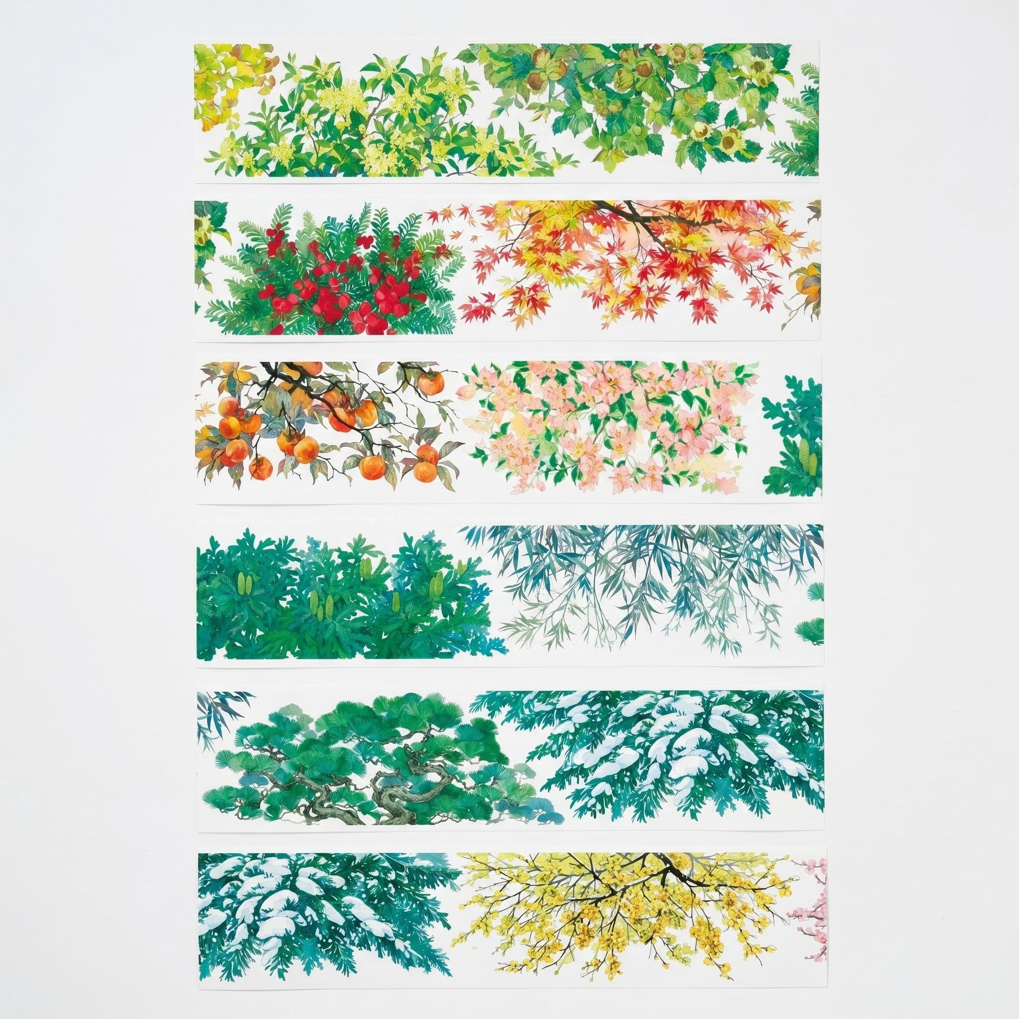 Four Seasons Flowering Trees PET Tape