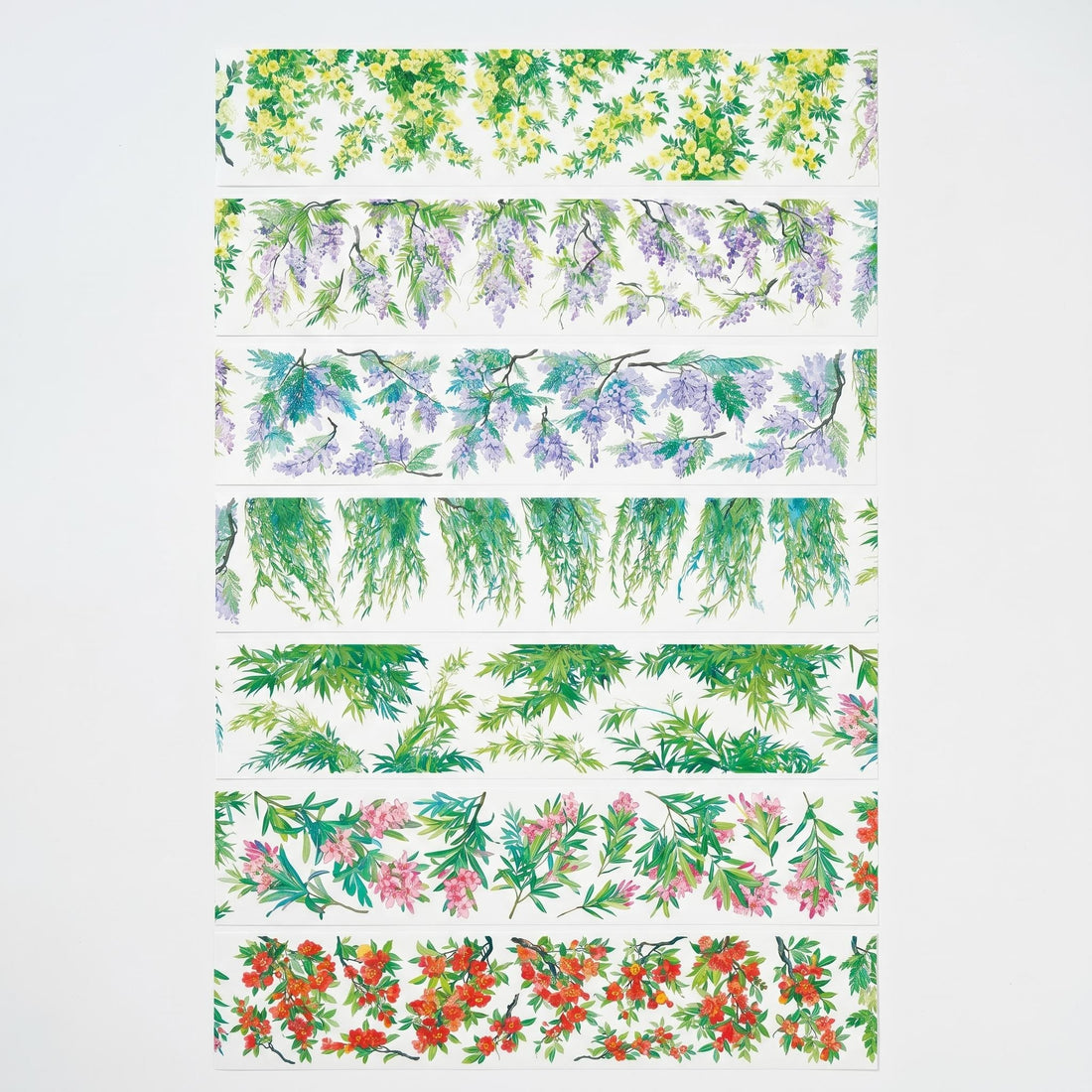 Blossoming Floral Branch PET Tape