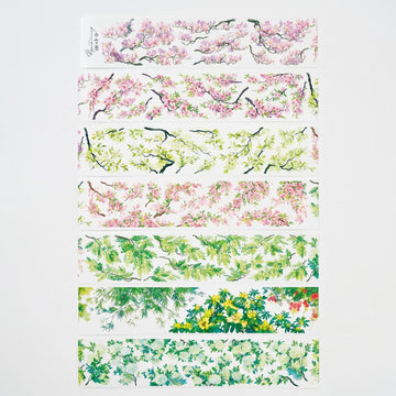 Blossoming Floral Branch PET Tape