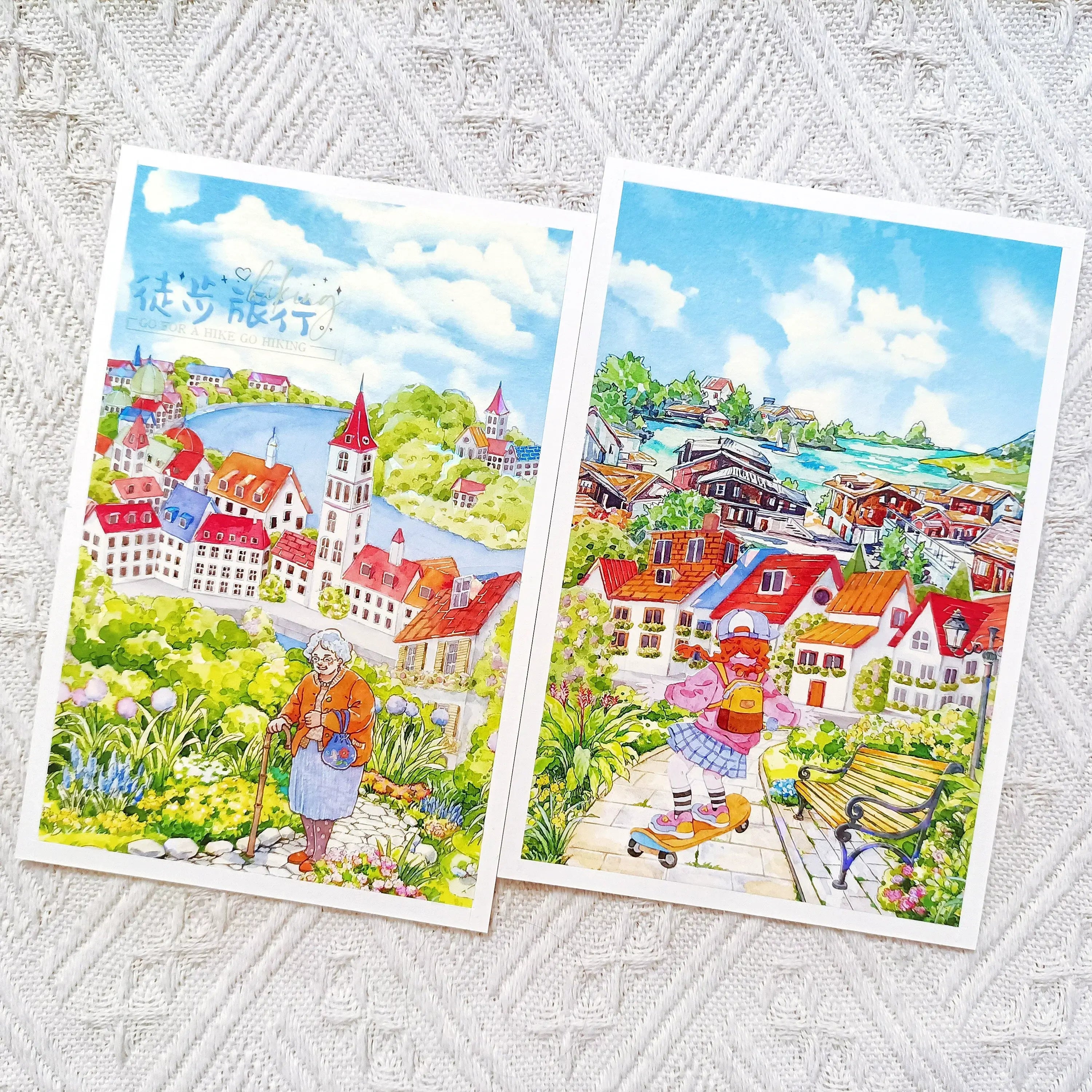Malerische Landschaft Kollektion Washi Tape – Vier Jahreszeiten Pier | PET 7,5 cm x 5 m