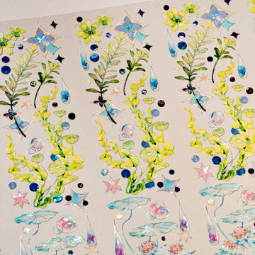 Dewdrop Box decorative tape for journaling and paper crafts