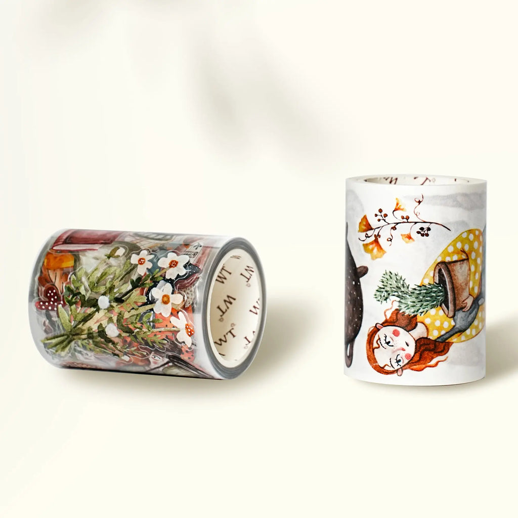 Pre-cut Autumn Enchantment Wide Washi/PET Tape The Washi Tape Shop