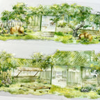 Countryside Cottage PET Tape ZERO