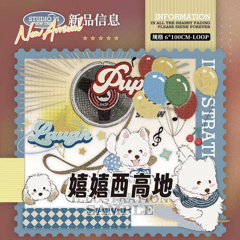 West Highland White Terrier Tape Studio6