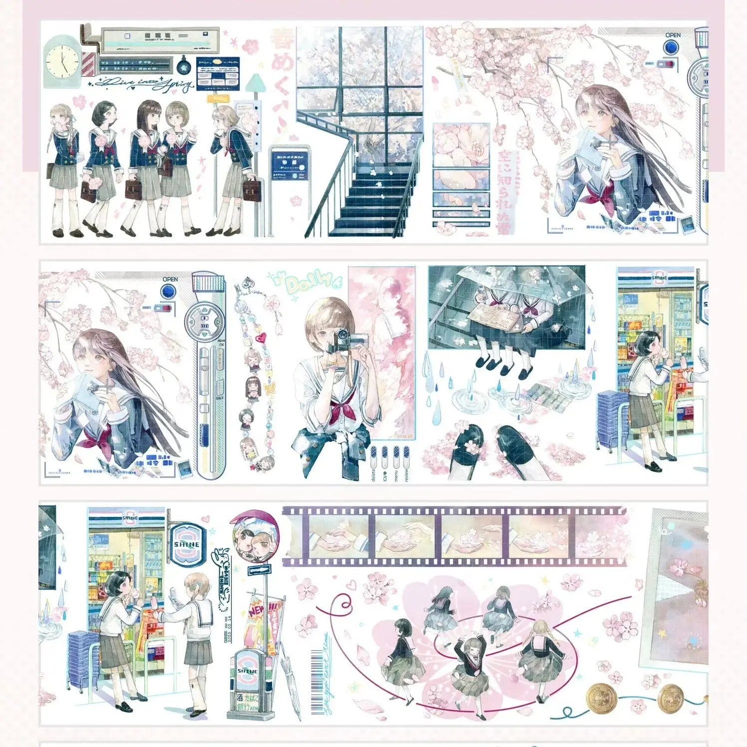 Sakura Correspondence PET Tape SHINE
