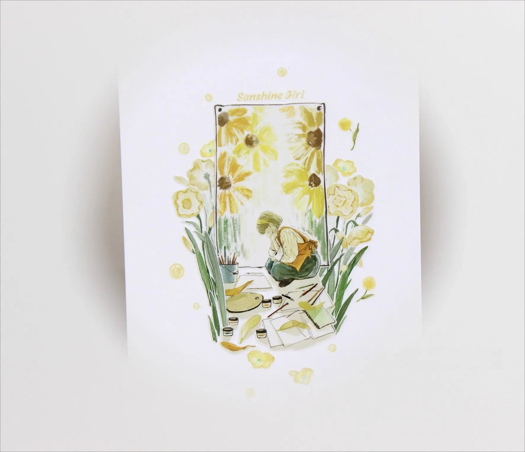 Golden Hour Glow - Character PET Tape Golden Hour Glow Character PET Tape | Cute Journaling Stickers
