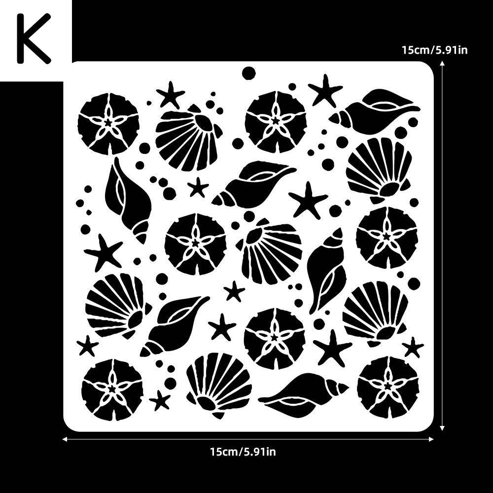 Monstera PET stencil template with leaf cutout pattern