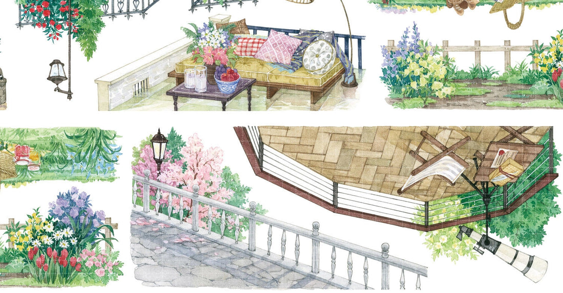Fenstergartenansicht PET-Klebeband