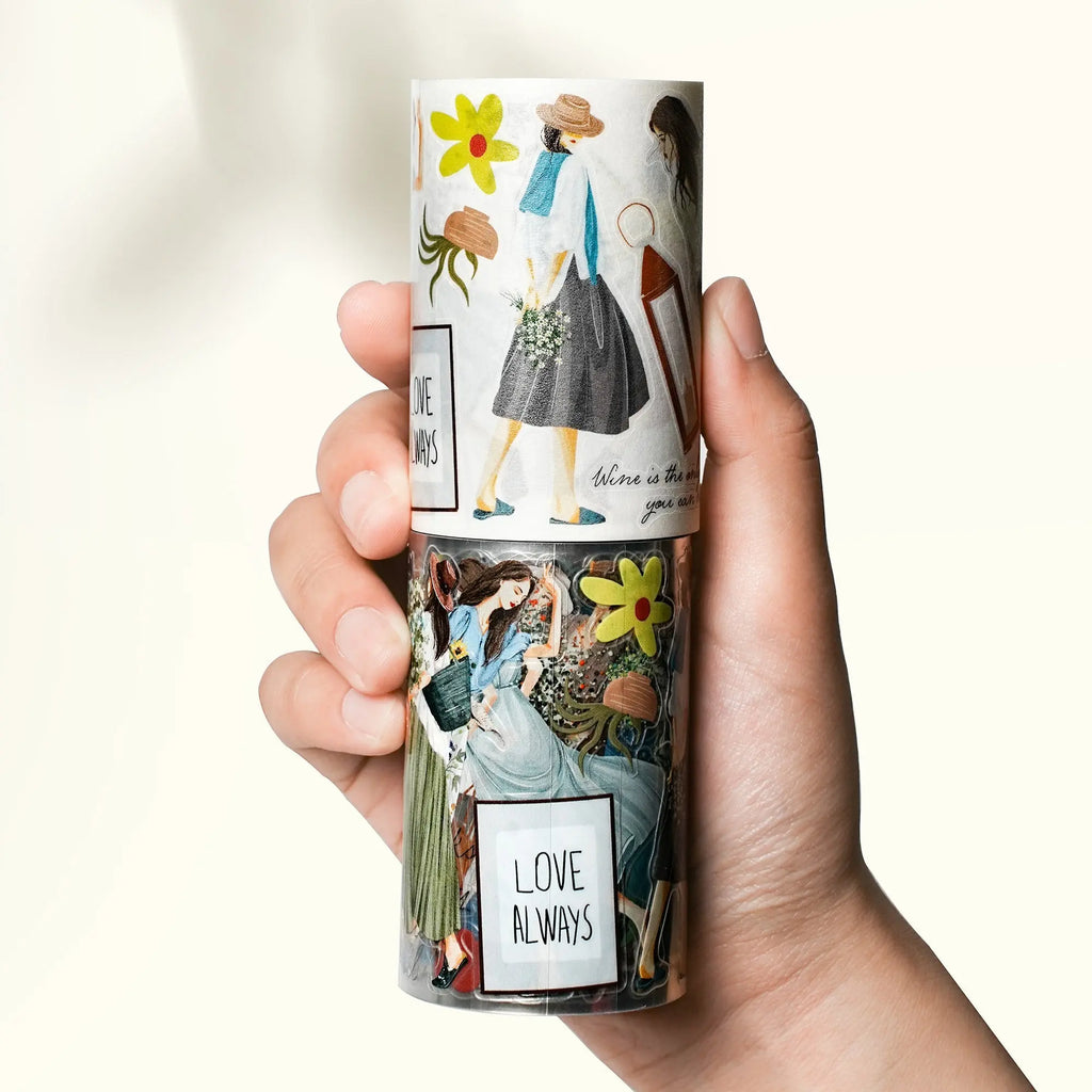 Pre-cut Velvet Voyage Wide Washi/PET Tape The Washi Tape Shop