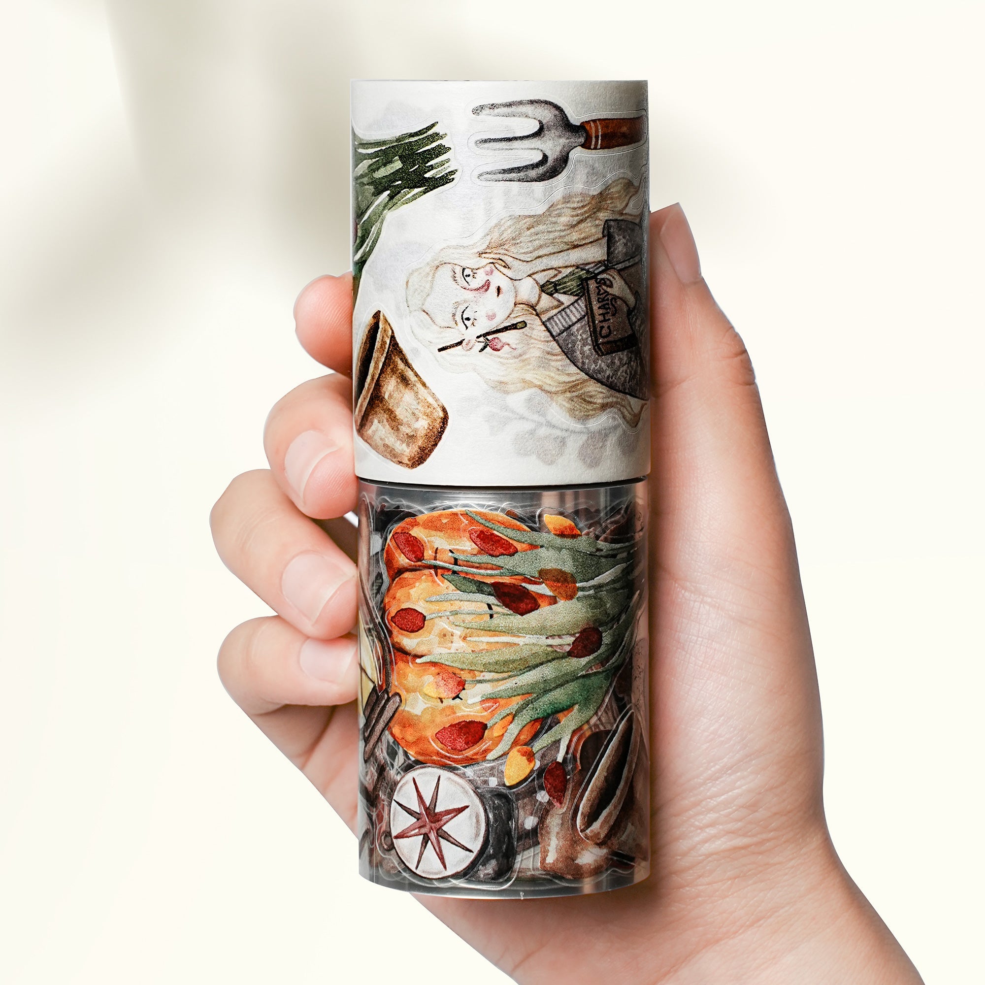 Pre-cut Autumn Enchantment Wide Washi/PET Tape
