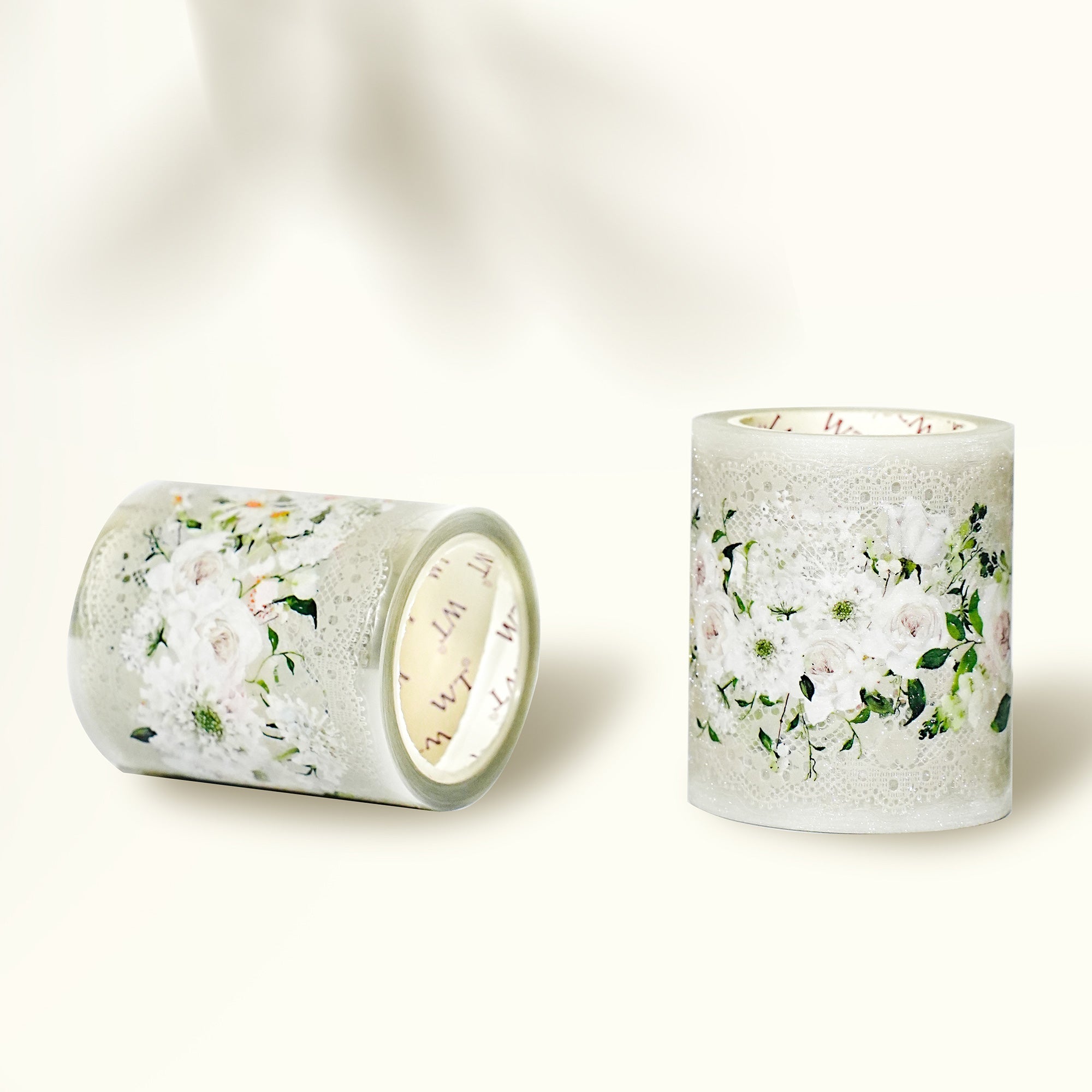 Pre-cut Petals en Blanc Wide PET Tape