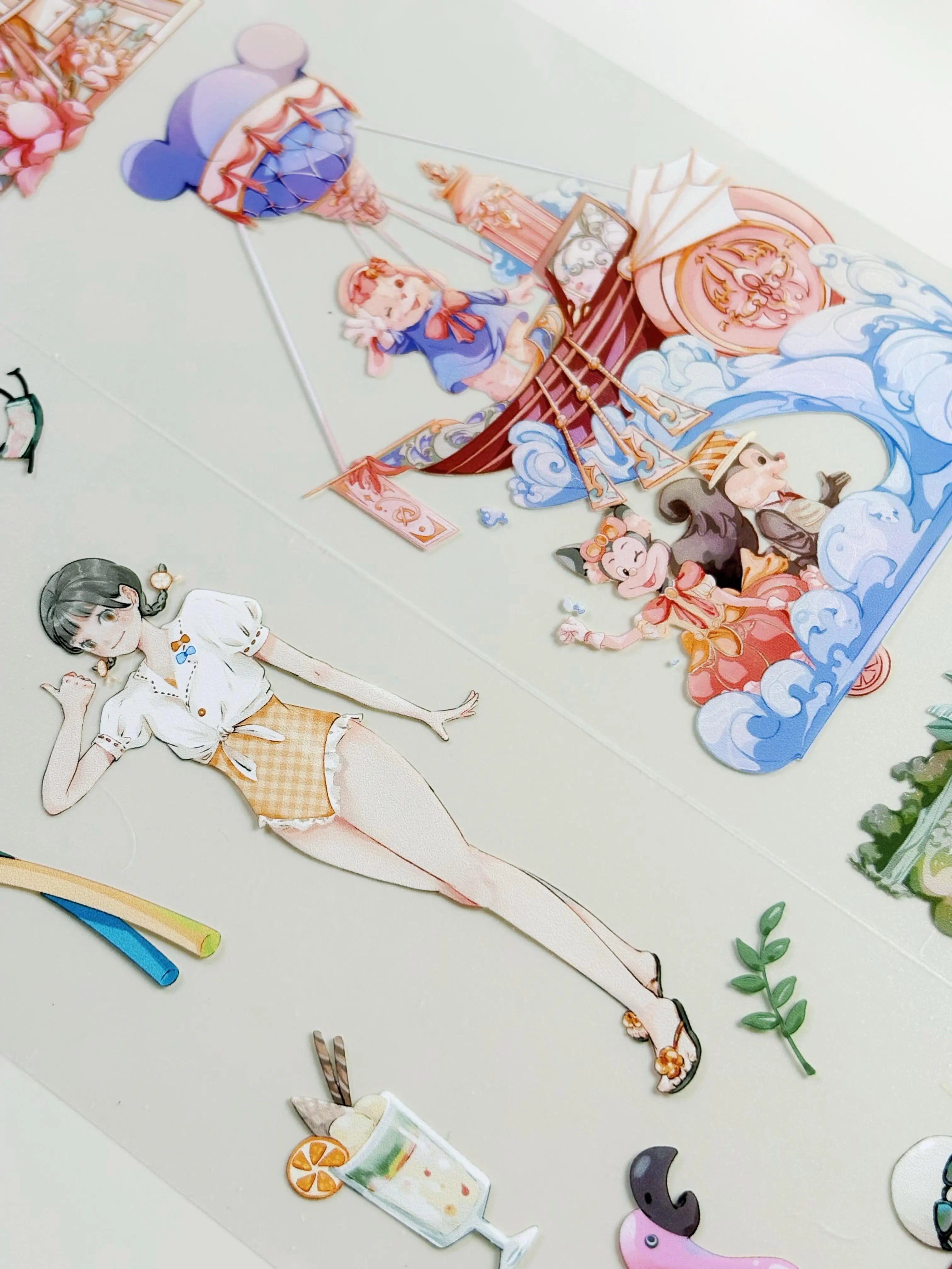 Charming playground scene from the Story Series, featuring vibrant characters engaging in playful activities.