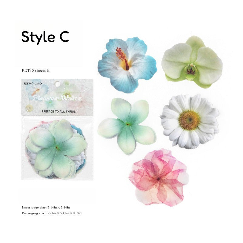 Botanical leaf bookmark cards with illustrated plant designs