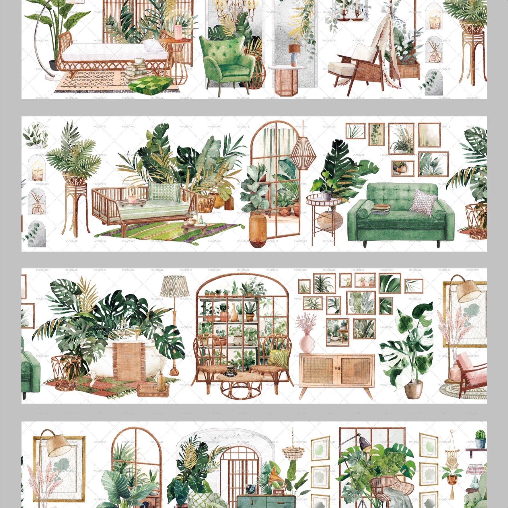 Warm Home Scenes PET Tape