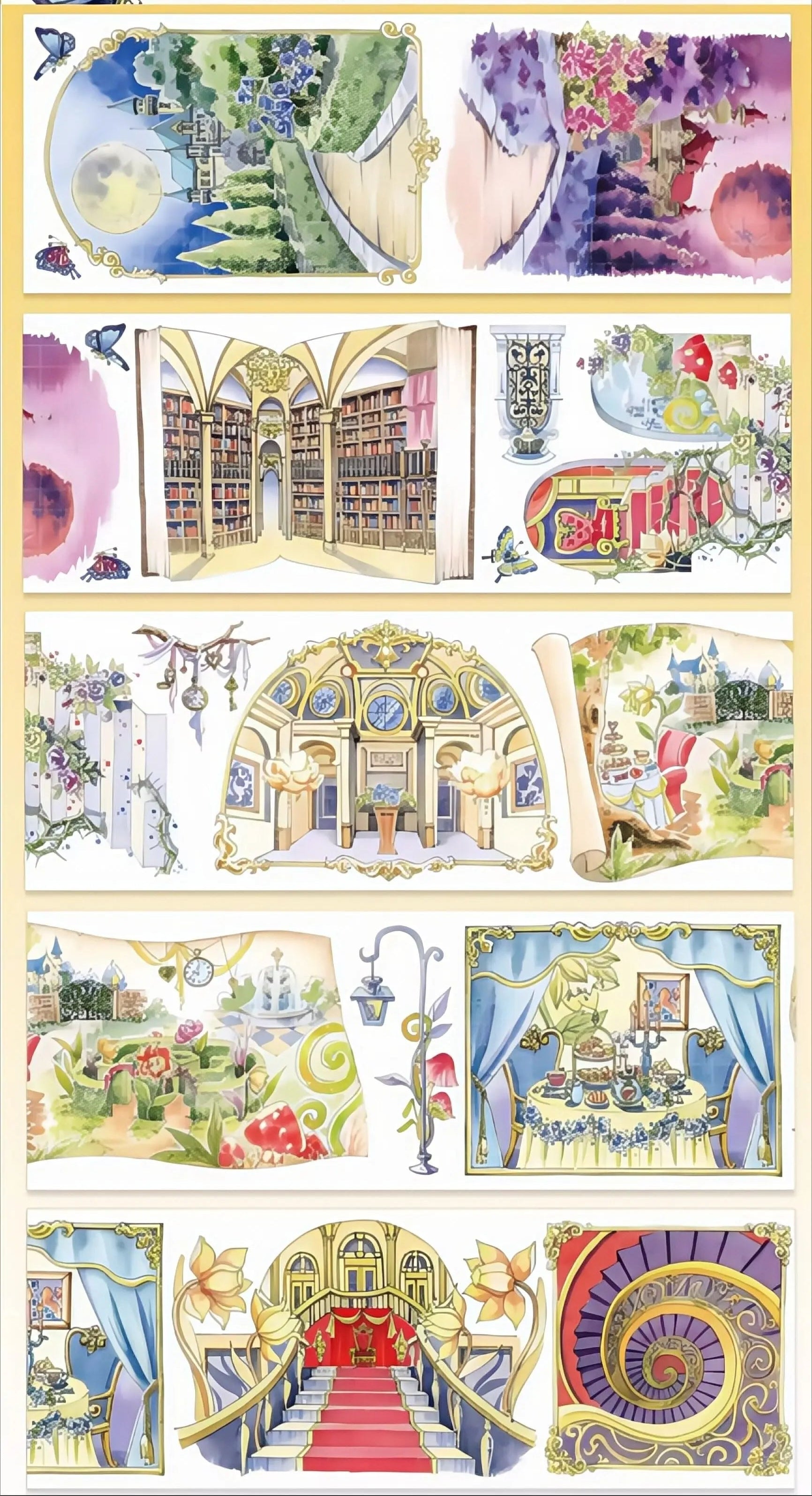 Queen’s Dreamscape PET Tape Queen's Dreamscape PET Tape | Royal Palace & Manor Scenery
