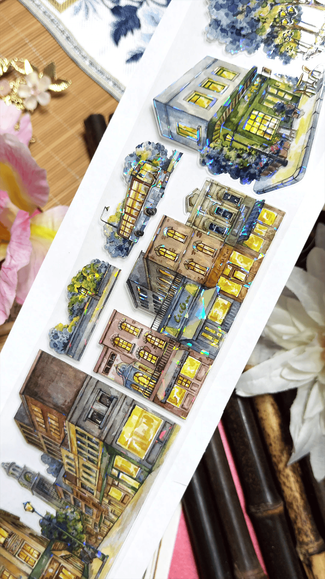 Old Town Night Streets PET Tape - Whole Roll Old Town Night Streets PET Tape | Shroomi