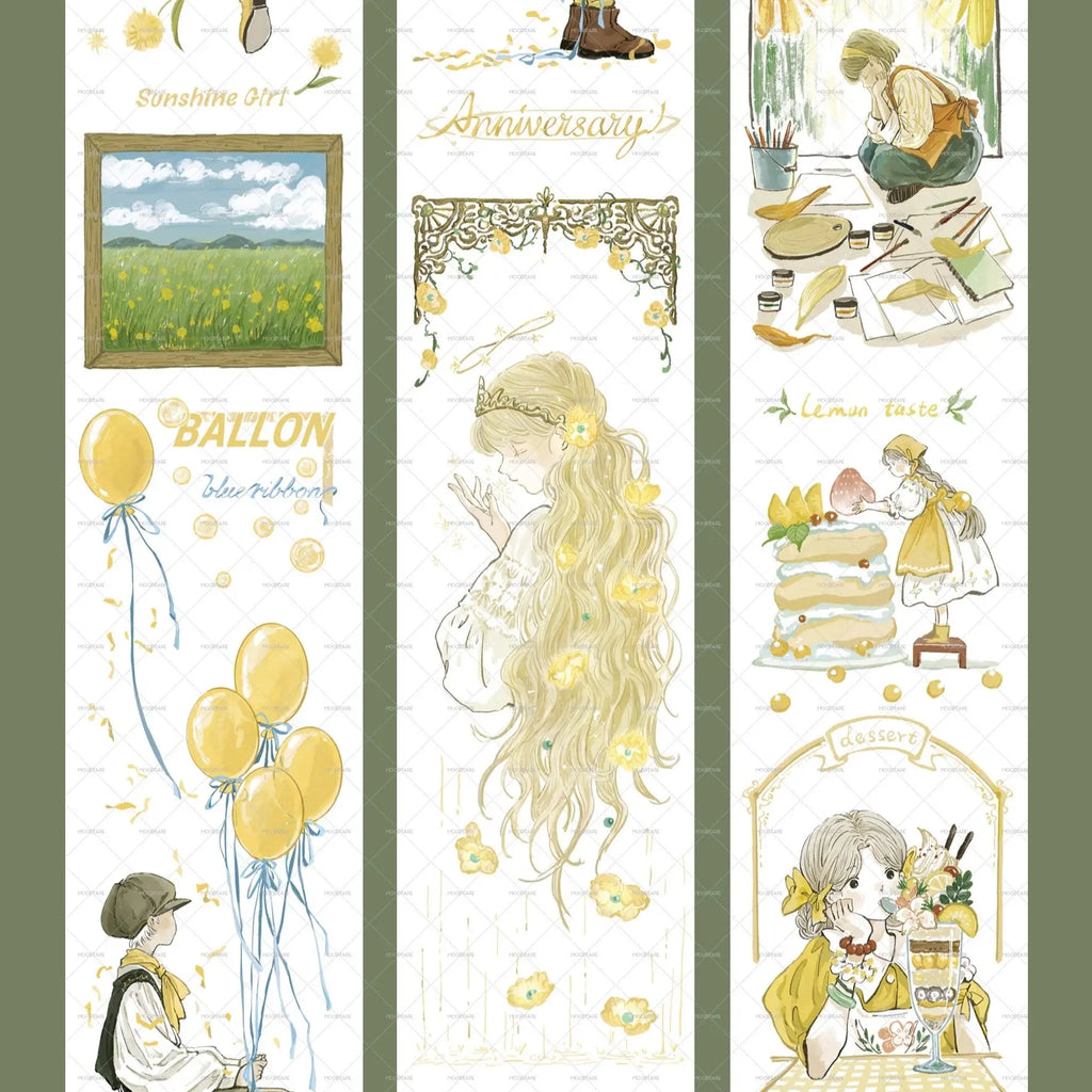 Golden Hour Glow - Character PET Tape MOODTAPE
