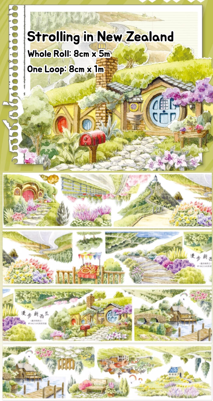 Strolling in New Zealand PET Tape