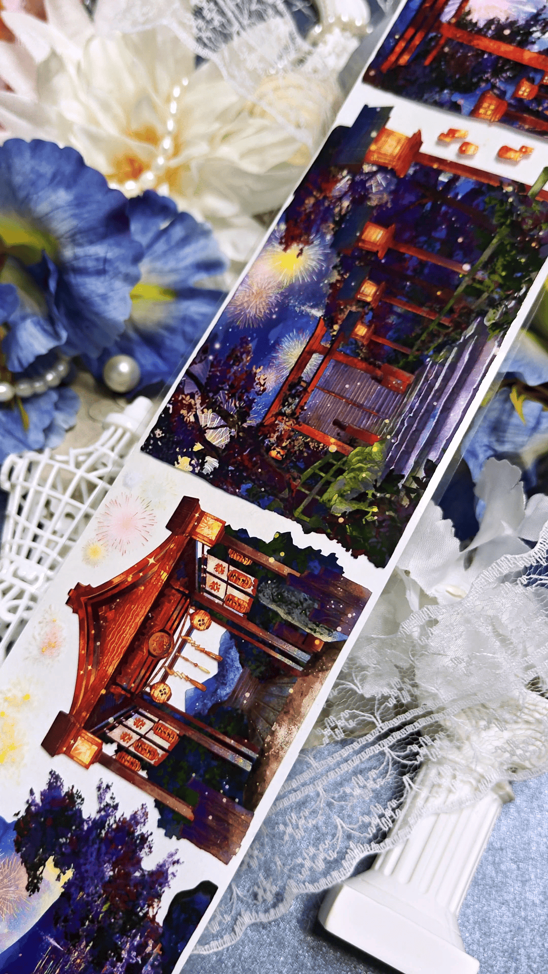 Torii Fireworks Night PET Tape - Whole Roll Torii Fireworks Night PET Tape | Shroomi