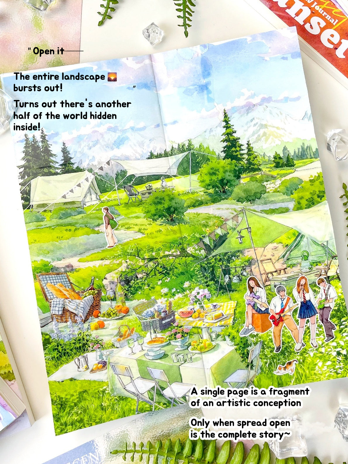 Scenery Crafting Strip Journal/Notebook
