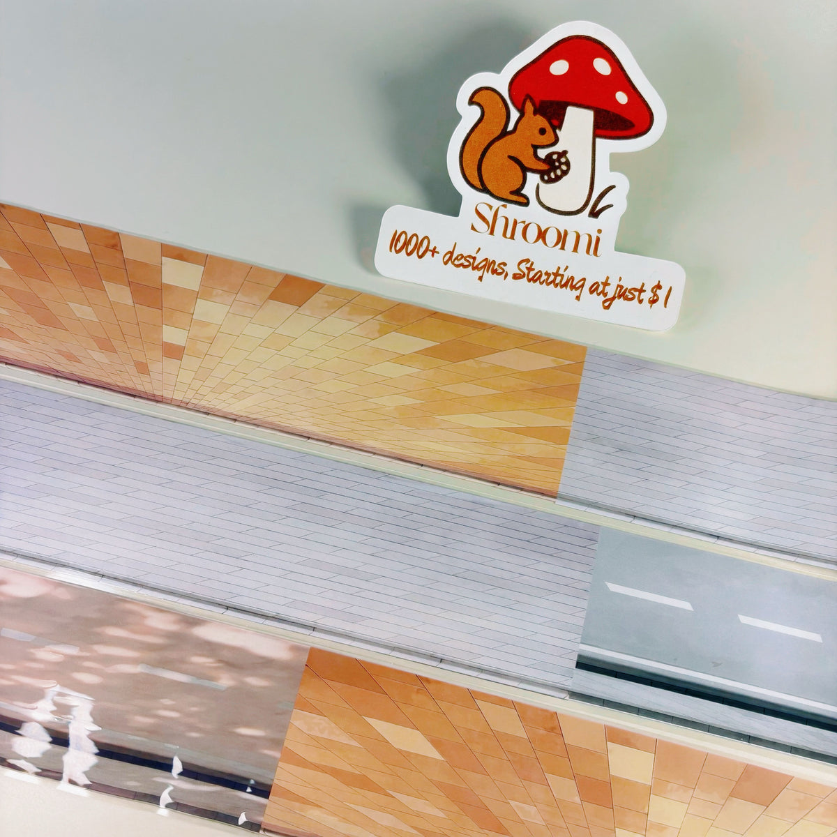 Street Pathway PET Tape Street Pathway PET Tape – Cute Street Scene Washi for Journaling