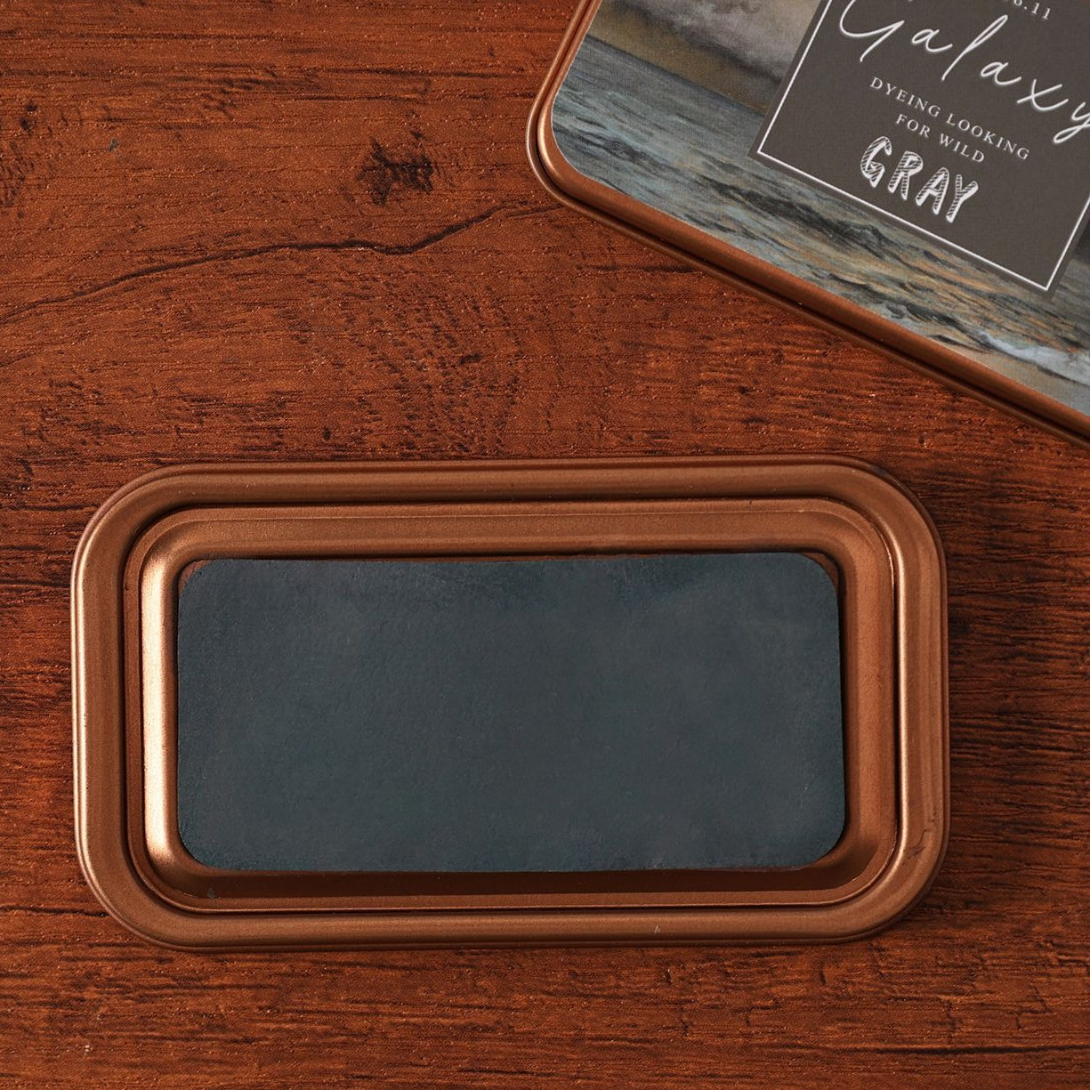 Nature palette cotton ink pad tins with metal cases, rich stamping colors, and vintage label artwork