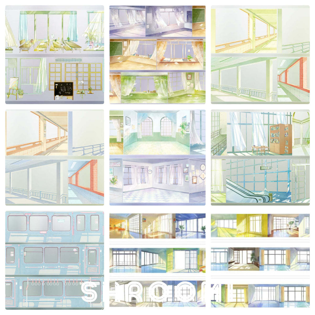 Windows & Corridor Collection Vol.1 - 9 Styles