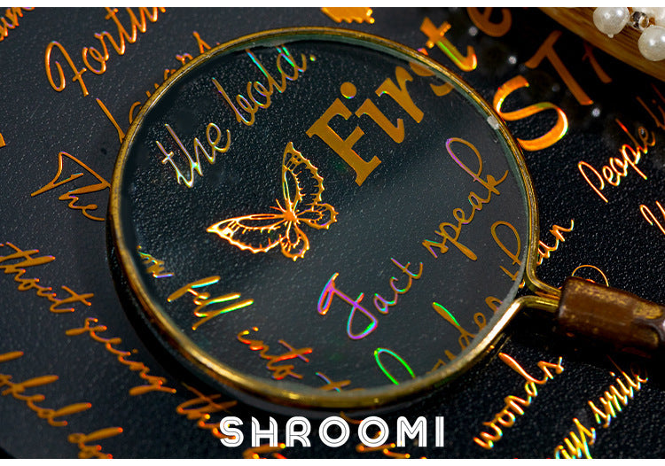 Spring Letters Foil PET Sticker Collection
