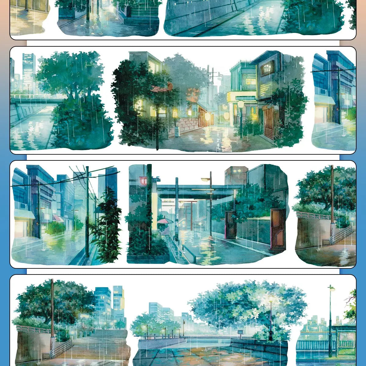 Quiet Rainy Night PET Tape 隠野 Inya