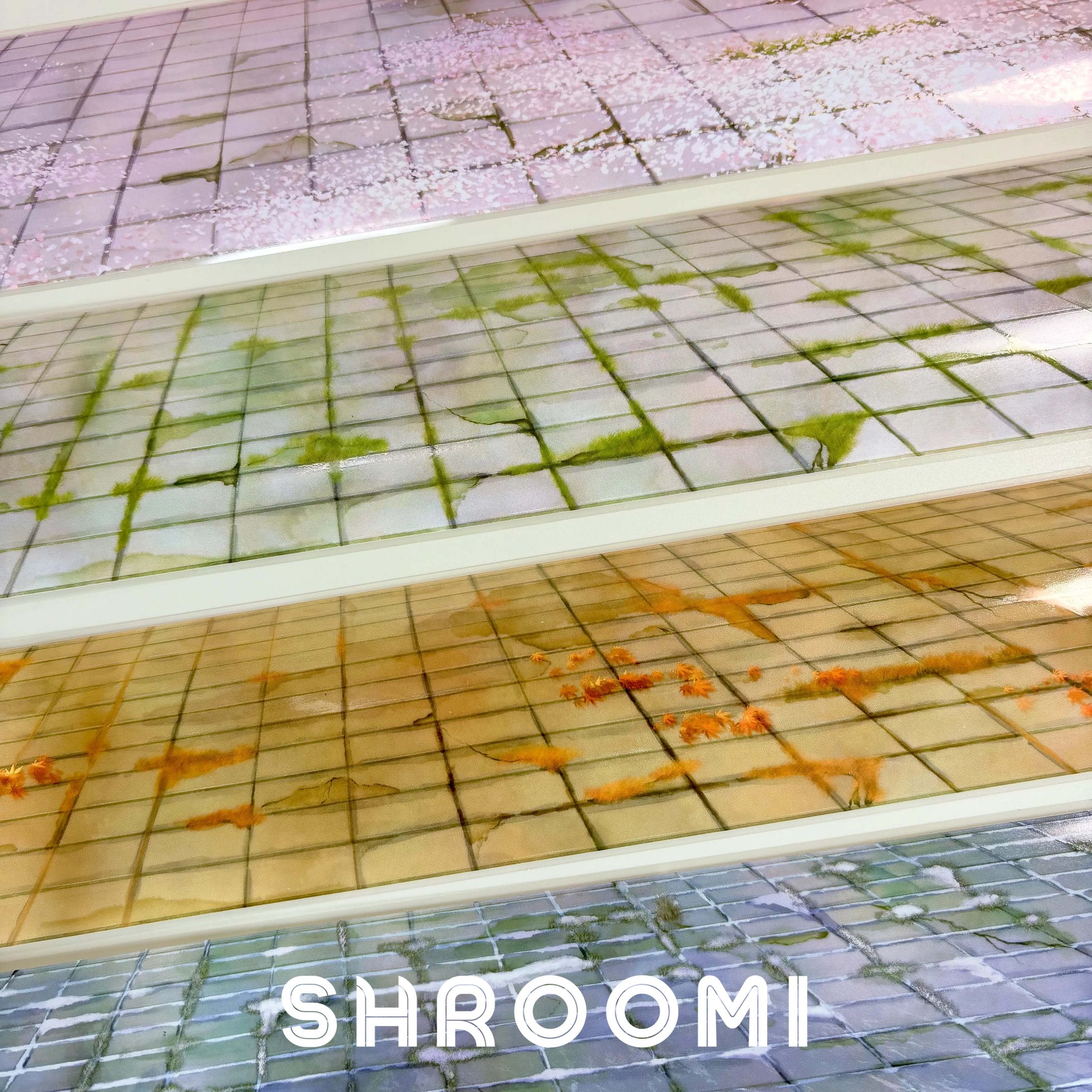 Pavement Collection Vol.1 - 5 Styles Pavement Collection Vol.1 – Realistic Ground & Pathway PET Tape for Journaling