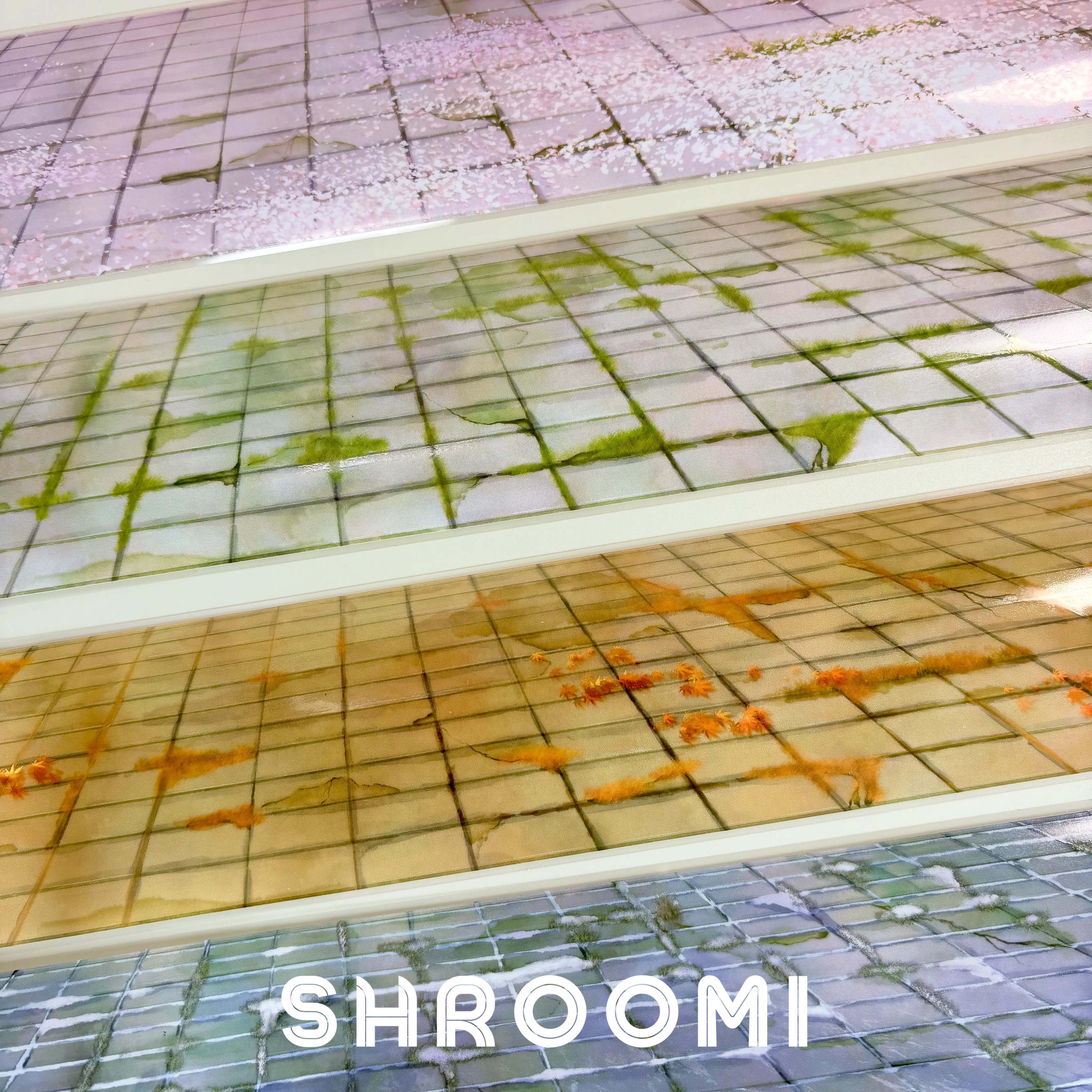 Pavement Collection Vol.1 - 5 Styles Pavement Collection Vol.1 – Realistic Ground & Pathway PET Tape for Journaling