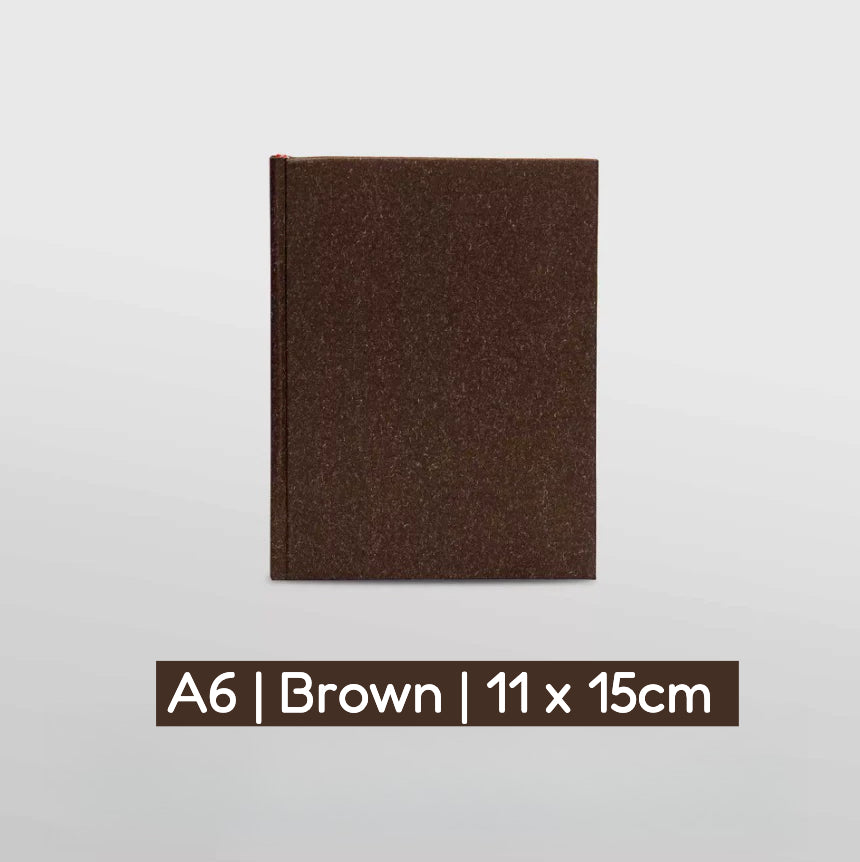 A6 Hardcover Blank Notebook