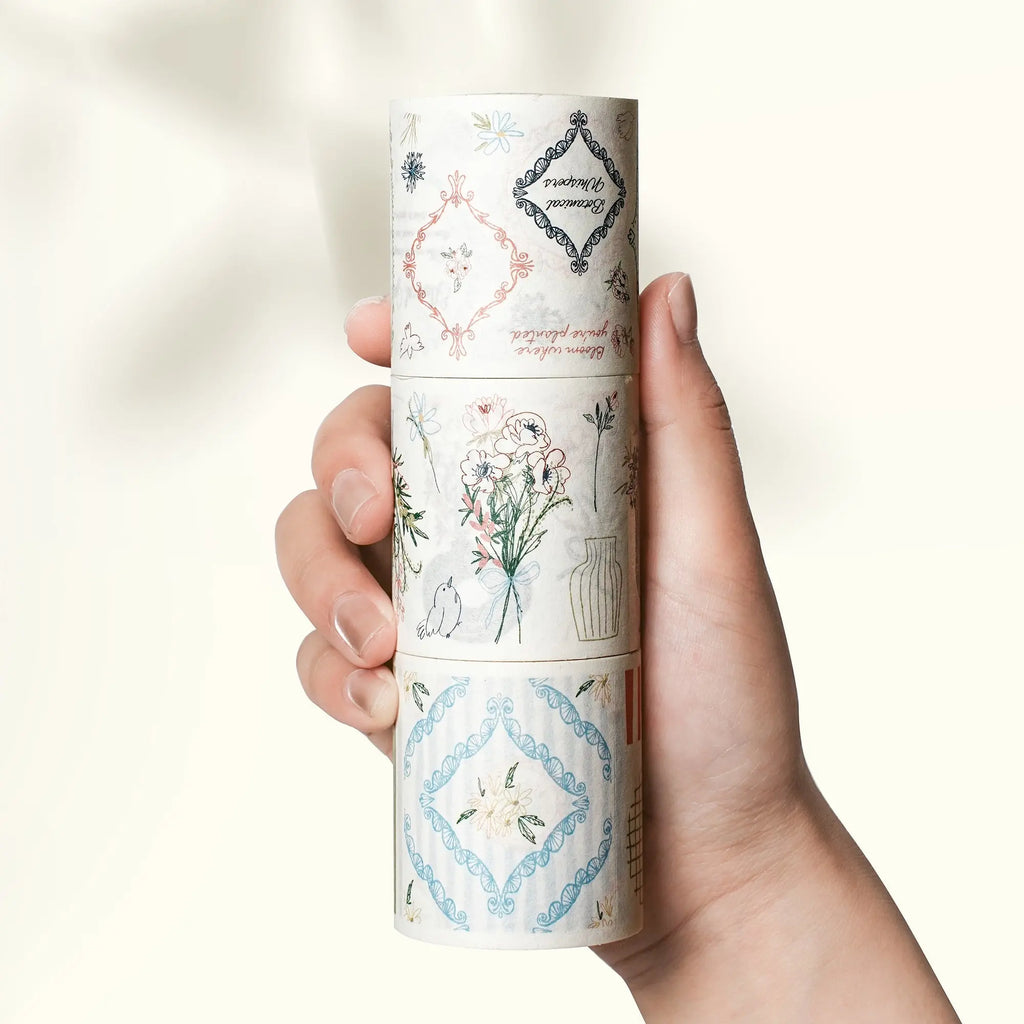 Doodle & Vine Washi Tape Sticker Set The Washi Tape Shop