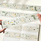 Pre-cut Petals en Blanc Wide PET Tape The Washi Tape Shop