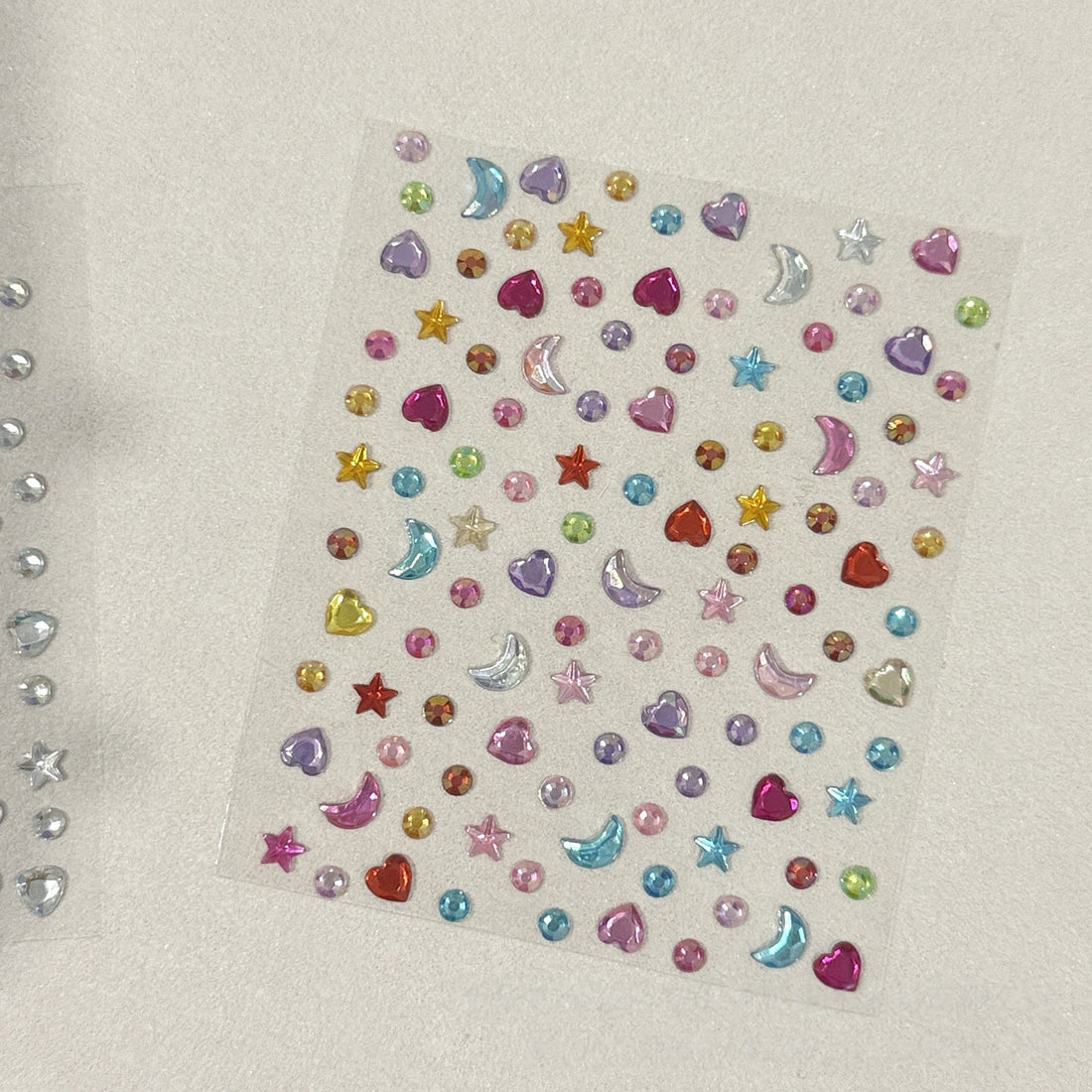 Moon, Star & Heart Gemstone Sticker Pack