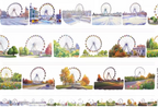 Ferris Wheel Autumn & Winter PET Tape