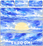 Sky Collection Vol.2 - One Loop/Whole Roll Sky Collection Vol.2 – Sunrise, Cloud & Twilight PET Tape Set for Journaling