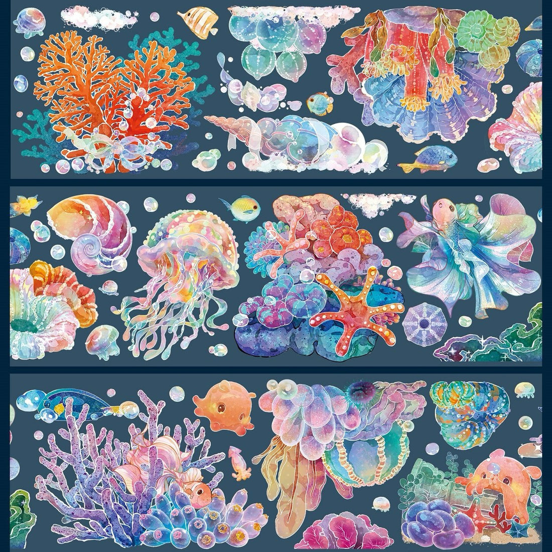 Deep Sea Forest scenic decorative tape design
