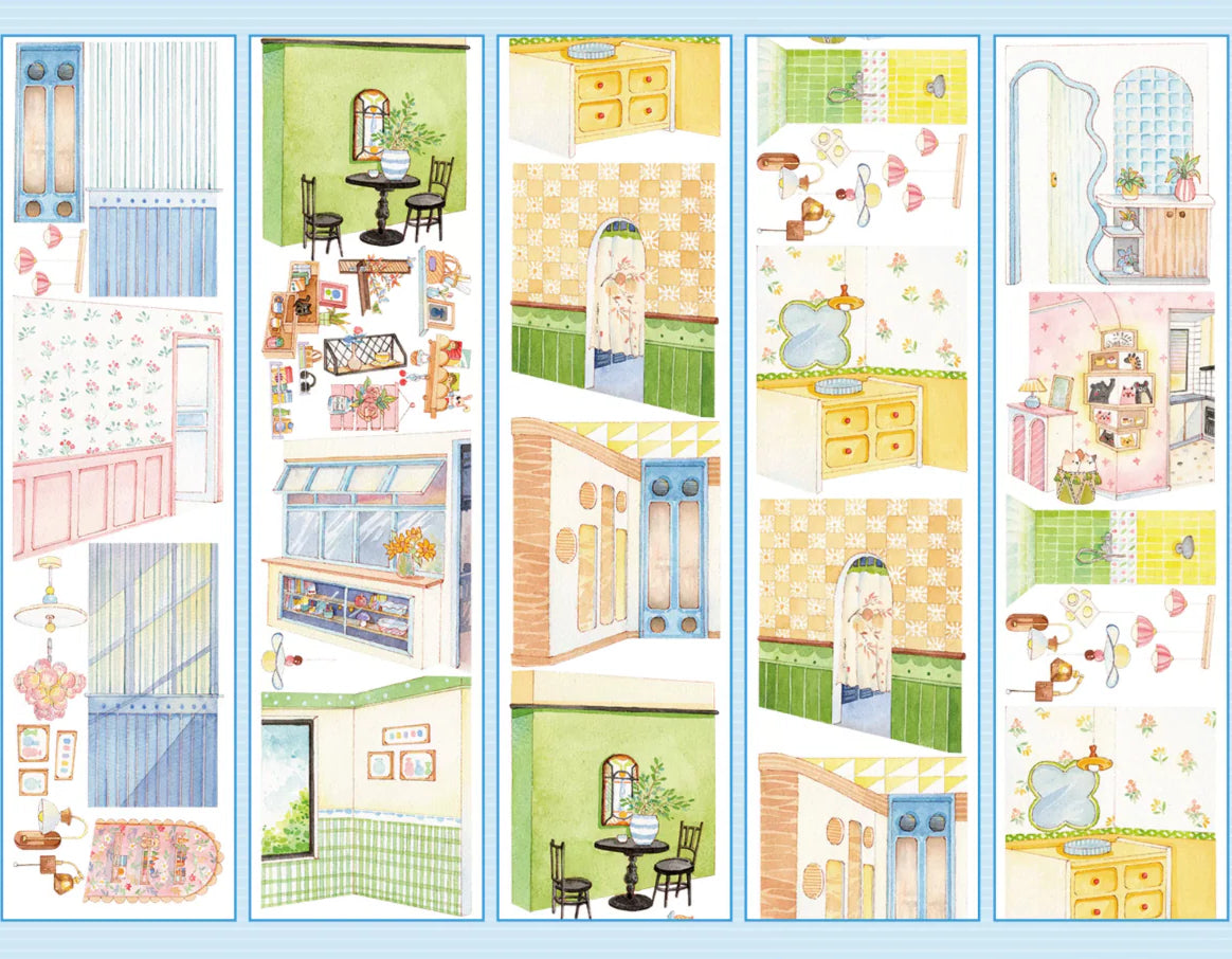 Kawaii Room Interior PET Tape