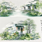 Jiangnan Town Washi Tape ZERO