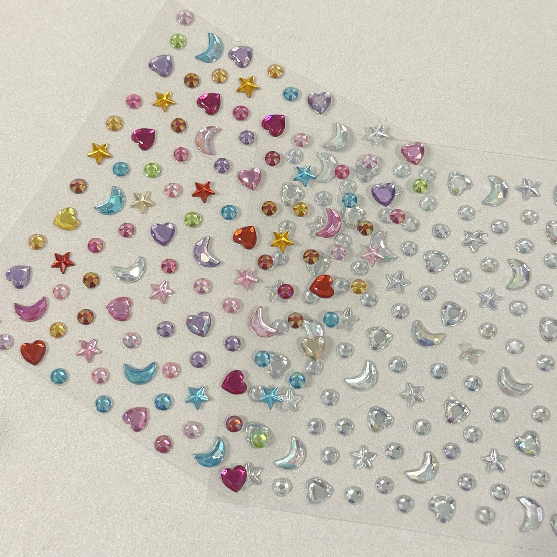 Moon, Star & Heart Gemstone Sticker Pack